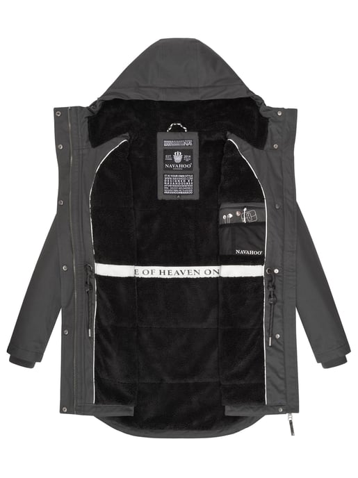 Navahoo Winterfunke Damen Winterjacke mit Teddyfellfutter - Image 5