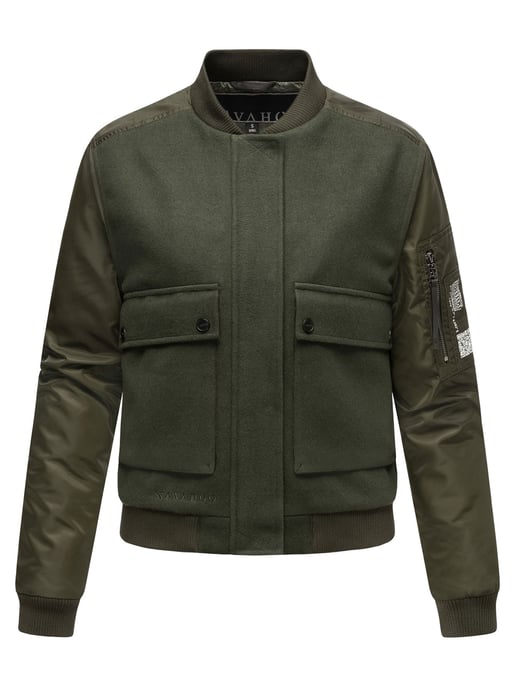 Navahoo Damen Übergangsjacke im Bomberjacken-Style Willstehaben - Image 2