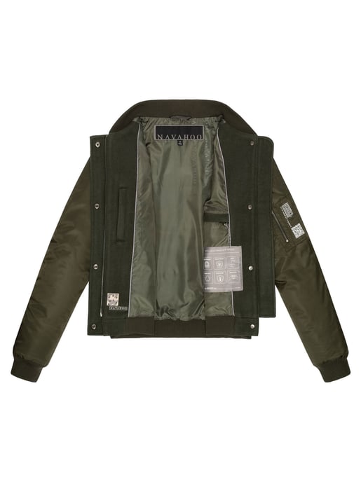 Navahoo Damen Übergangsjacke im Bomberjacken-Style Willstehaben - Image 5