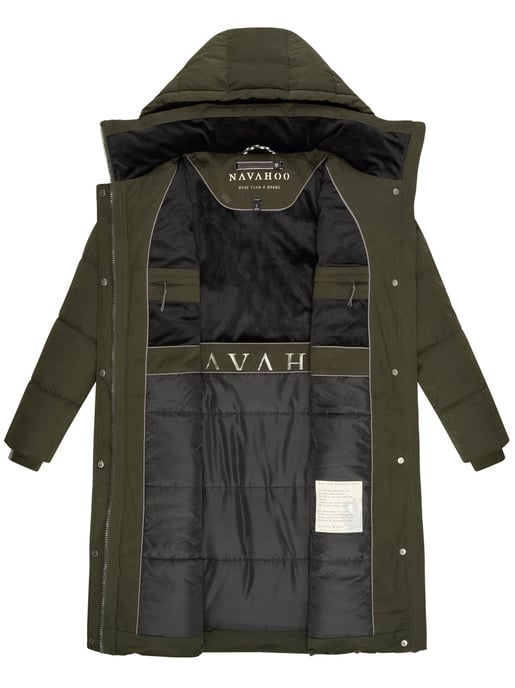 Navahoo Wintertanz Damen Winter Steppjacke mit abnehmbarer Kapuze - Image 4
