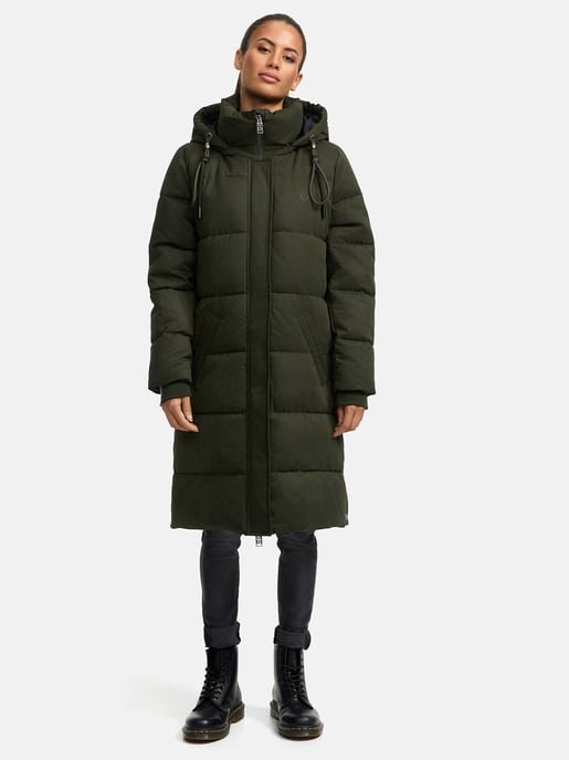 Navahoo Wintertanz Damen Winter Steppjacke mit abnehmbarer Kapuze - Image 6