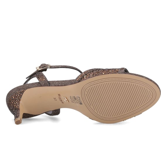 Dune Maniküre Damen Braune Sandalen - Image 3