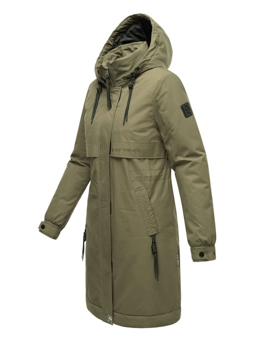 Navahoo Kaltwetterretter Damen Winter Parka mit Kunstfellkragen - Image 3