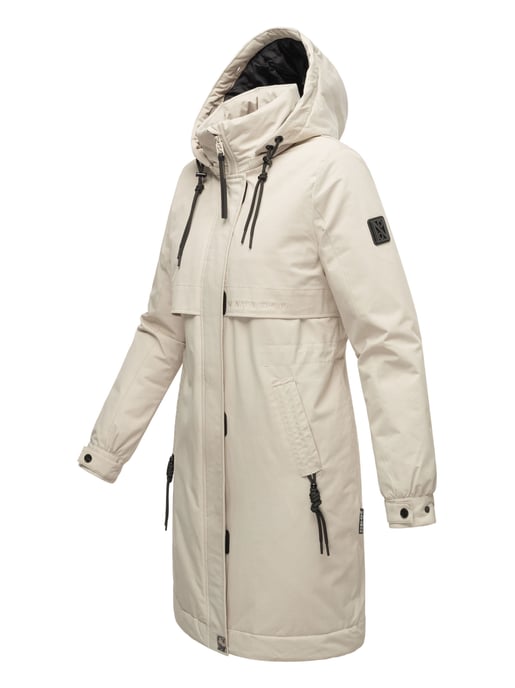 Navahoo Kaltwetterretter Damen Winter Parka mit Kunstfellkragen - Image 3