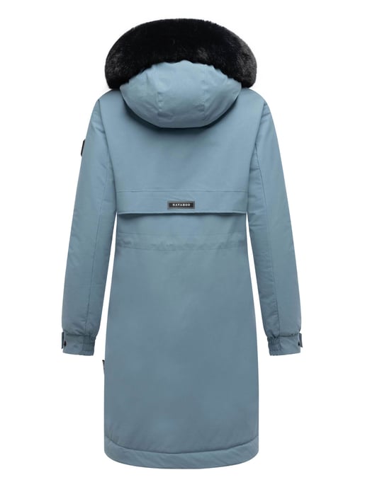 Navahoo Kaltwetterretter Damen Winter Parka mit Kunstfellkragen - Image 4