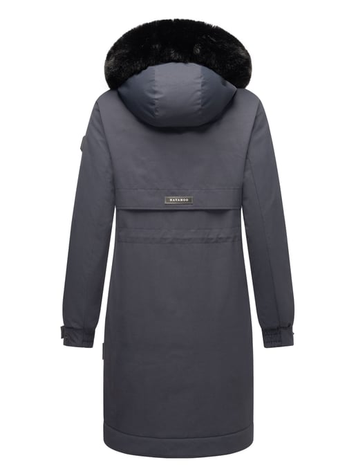 Navahoo Kaltwetterretter Damen Winter Parka mit Kunstfellkragen - Image 5