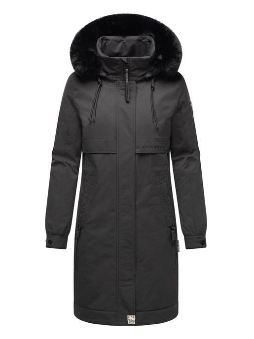 Navahoo Kaltwetterretter Damen Winter Parka mit Kunstfellkragen - Image 2