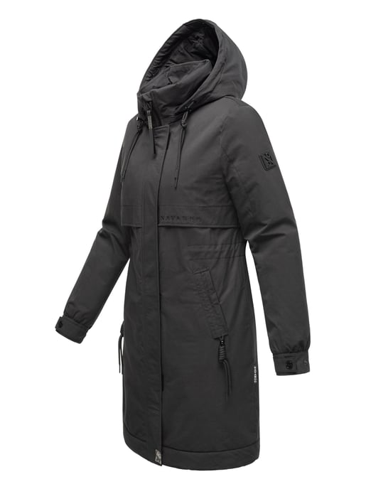 Navahoo Kaltwetterretter Damen Winter Parka mit Kunstfellkragen - Image 3