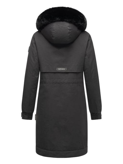 Navahoo Kaltwetterretter Damen Winter Parka mit Kunstfellkragen - Image 5