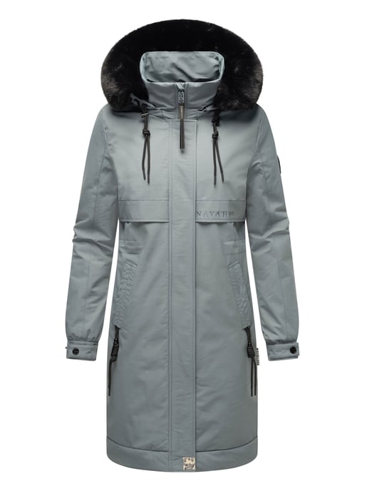 Navahoo Kaltwetterretter Damen Winter Parka mit Kunstfellkragen - Image 2