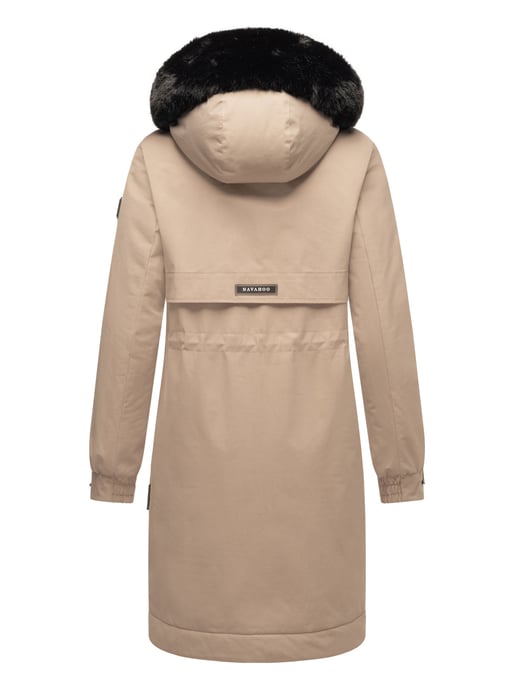 Navahoo Kaltwetterretter Damen Winter Parka mit Kunstfellkragen - Image 5