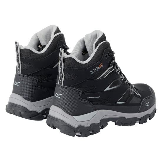 Regatta - Kinder Wanderstiefel "Holcombe III" (Schwarz/Stahlfarben) - Image 2