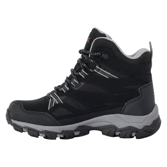 Regatta - Kinder Wanderstiefel "Holcombe III" (Schwarz/Stahlfarben) - Image 3