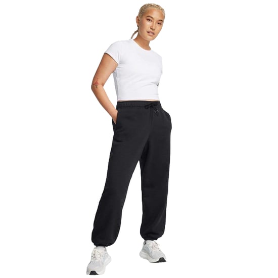 Under Armour Damen Wordmarks Fleece Icon Übergrößen Jogginghosen (Schwarz) - Image 6