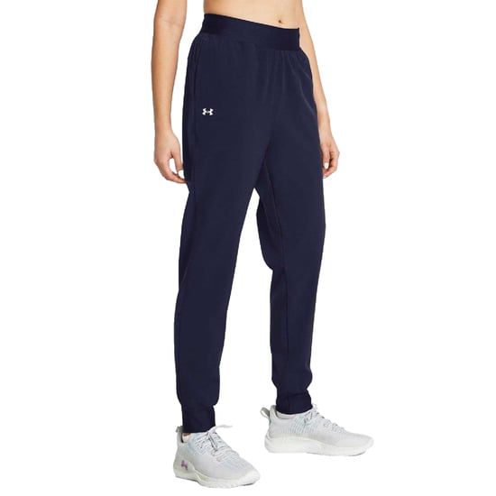 Under Armour Damen Rival Woven High Rise Jogginghose (Schwarz) - Image 4