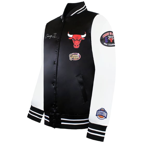 Mitchell & Ness NBA Chicago Bulls Herren Satin Bomberjacke - Image 3