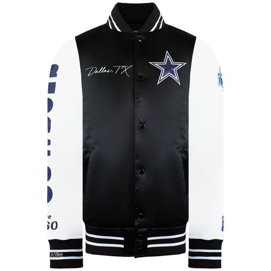 Mitchell & Ness NFL Dallas Cowboys Herren Satin Bomberjacke - Image 1