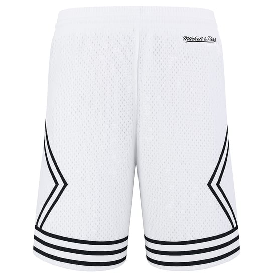 Mitchell & Ness Marken Diamond Herren Weiße Shorts - Image 2