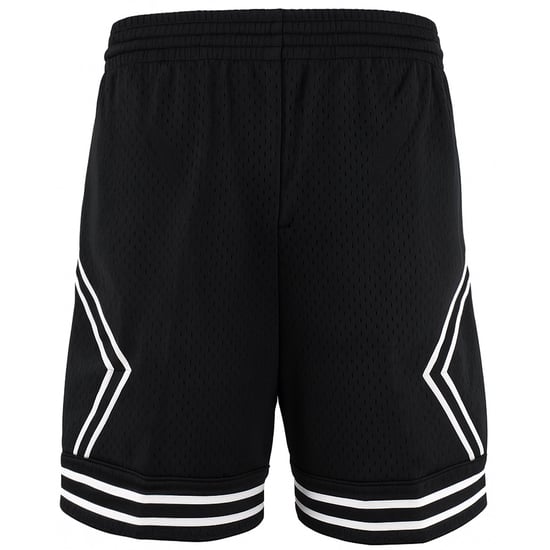 Mitchell & Ness Markenschriftzug Diamond Herren schwarze Shorts - Image 1