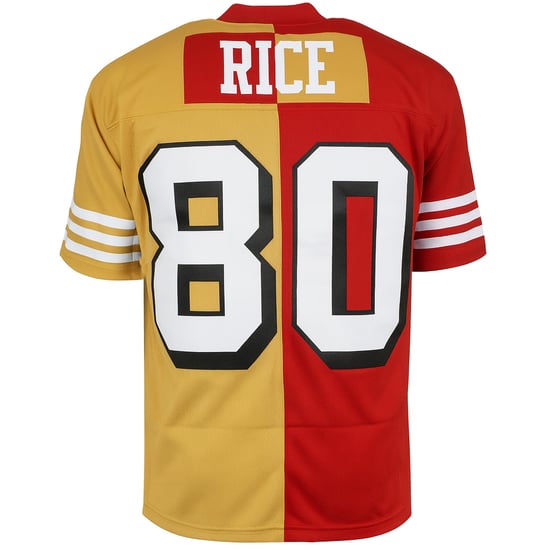 Mitchell & Ness NFL San Francisco 49ers 80 Rice Split Legacy Trikot - Image 4