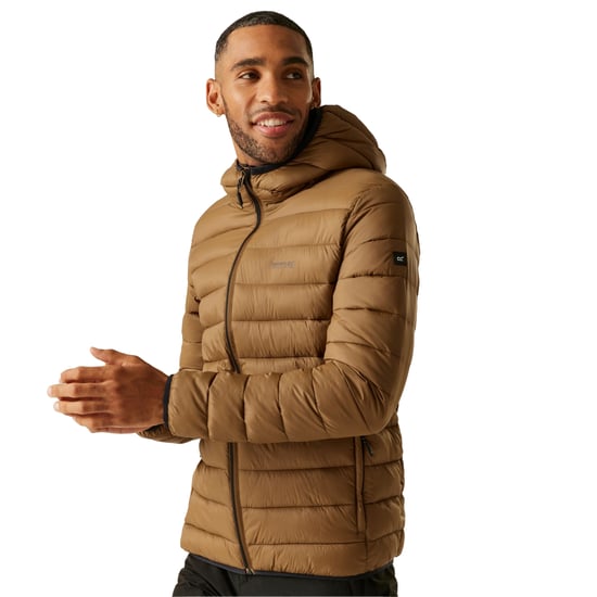 Regatta - "Marizion" Steppjacke mit Kapuze für Herren (Nussbraun) - Image 4