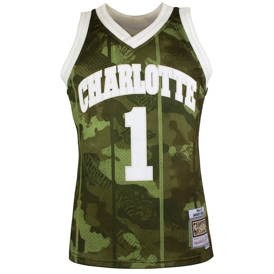 Mitchell & Ness NBA Charlotte Hornets 1 Bogues Swingman Trikot - Image 1