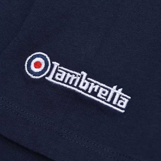 Lambretta Herren Target T-Shirt (Navy) - Image 4