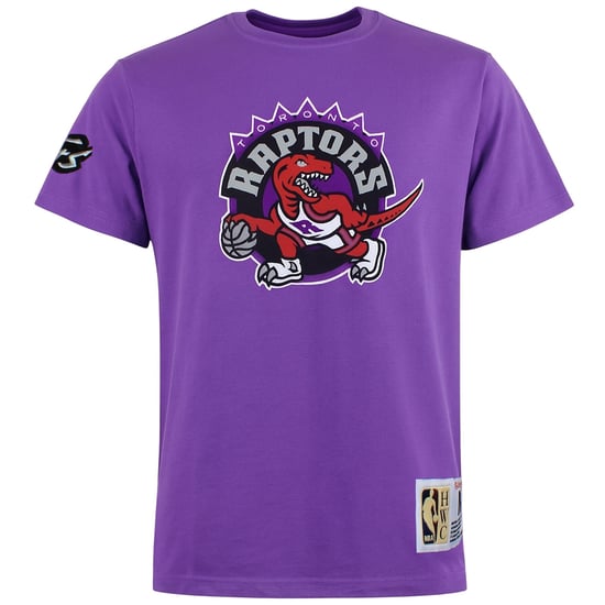 Mitchell & Ness NBA Toronto Raptors Origins Herren Lila T-Shirt - Image 1