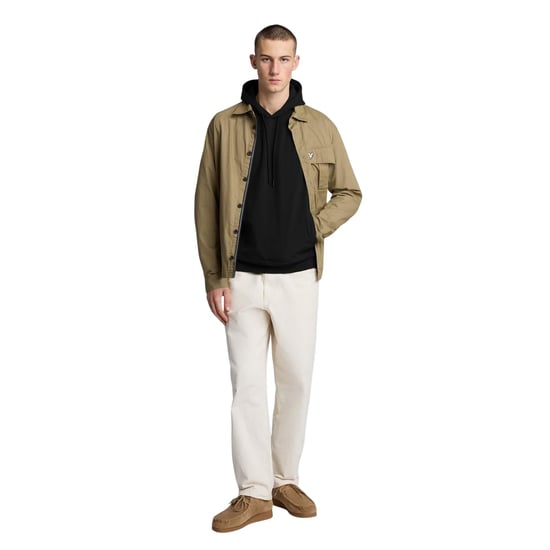 Lyle & Scott - "Hybrid" Kapuzenpullover für Herren, Zum Überziehen, Softshell (Schwarz) - Image 6