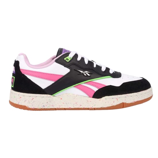 Reebok - "BB 4000 II" Sneaker für Herren/Damen Unisex, Leder (Schwarz/Pink) - Image 3
