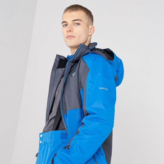 Dare 2B Mens Observe II Wasserdichte Skijacke (Athletic Blue/Ebony Grey) - Image 4