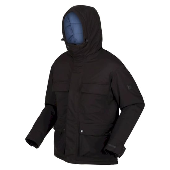 Regatta Herren Raylan Wasserdichte Jacke (Schwarz) - Image 3