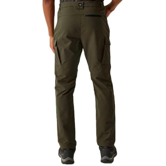 Regatta Herren Questra Cargohose (Dunkelkhaki) - Image 3