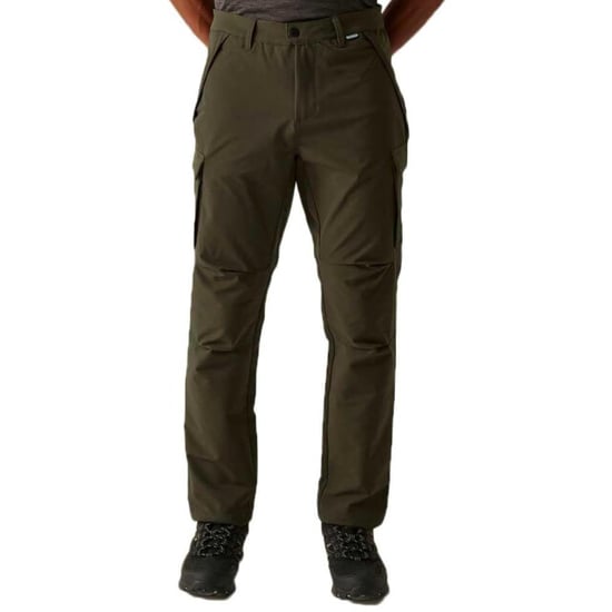 Regatta Herren Questra Cargohose (Dunkelkhaki) - Image 4