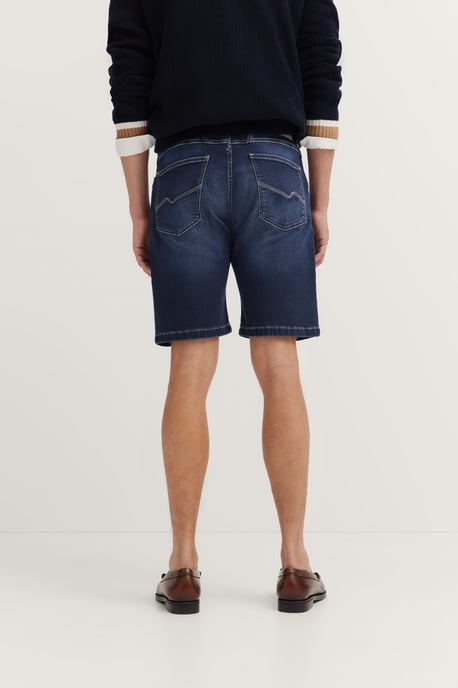Bugatti Herren Jeans-Bermuda im Used-Wash-Design - Image 2