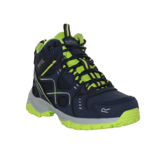 Regatta - Kinder Wanderstiefel "Vendeavour" (Marineblau/Leuchtend Limone) - Image 3