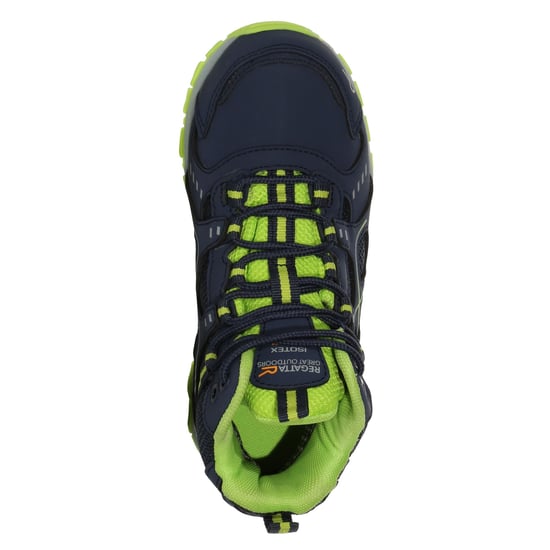 Regatta - Kinder Wanderstiefel "Vendeavour" (Marineblau/Leuchtend Limone) - Image 4