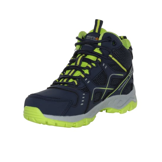 Regatta - Kinder Wanderstiefel "Vendeavour" (Marineblau/Leuchtend Limone) - Image 6