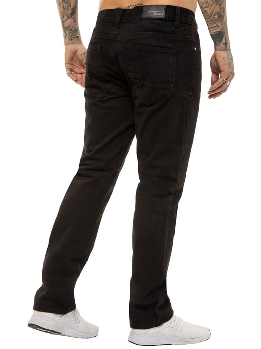 Enzo | Herren Regular Fit Straight Leg Jeans - Image 4
