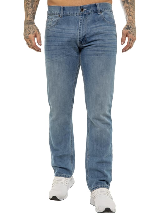 Enzo | Herren Regular Fit Straight Leg Jeans - Image 2