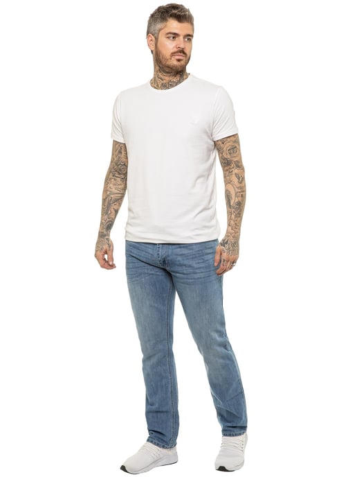 Enzo | Herren Regular Fit Straight Leg Jeans - Image 4