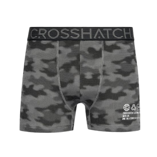 Crosshatch - "Buzzard" Boxershorts für Herren(5er-Pack) (Schwarz/Grau) - Image 2