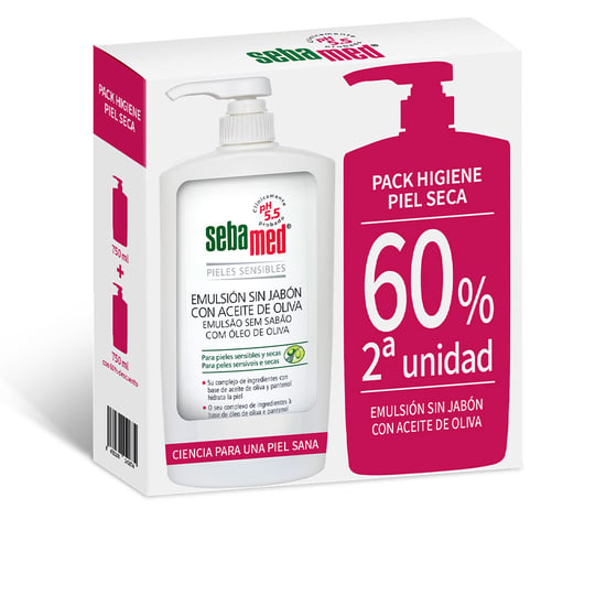 Emulsion Ohne Seife Badegel Mit Olivenöl Duo 2 X 750 ml - Image 1
