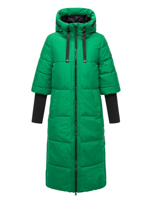 Navahoo Damen Steppjacke Ciao Miau – Extra Lang & Warm - Image 2