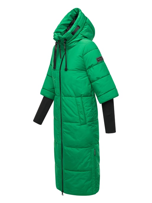 Navahoo Damen Steppjacke Ciao Miau – Extra Lang & Warm - Image 3