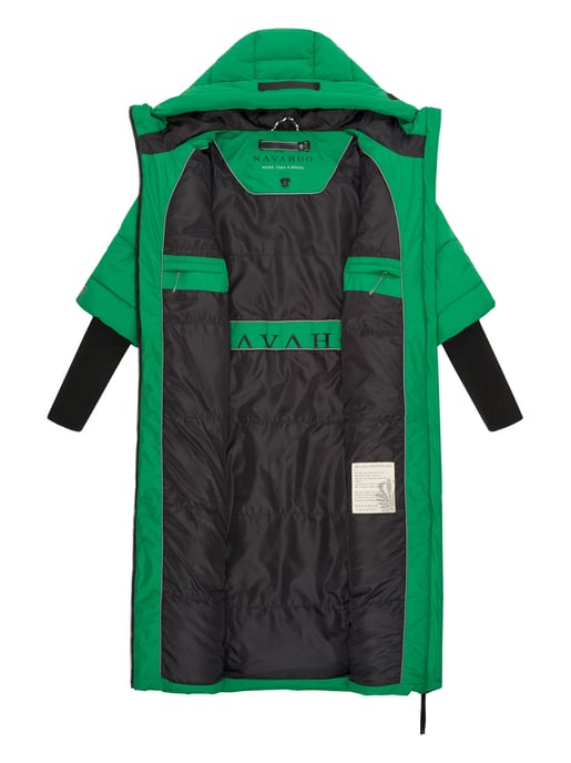 Navahoo Damen Steppjacke Ciao Miau – Extra Lang & Warm - Image 5