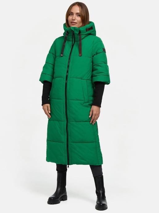Navahoo Damen Steppjacke Ciao Miau – Extra Lang & Warm - Image 6