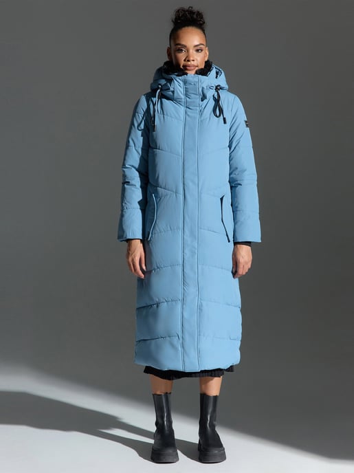 Navahoo Damen Winter Steppmantel Hingucker – Extra Lang & Warm - Image 2