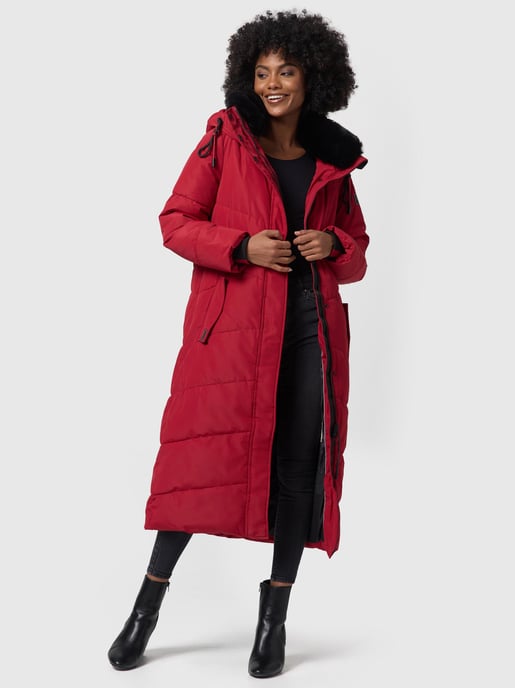 Navahoo Damen Winter Steppmantel Hingucker – Extra Lang & Warm - Image 6