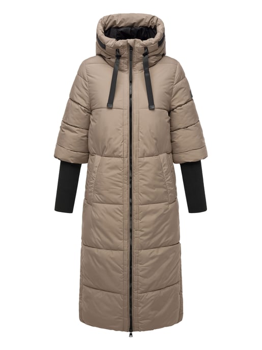Navahoo Damen Steppjacke Ciao Miau – Extra Lang & Warm - Image 2